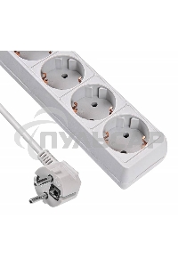 Сетевой фильтр Buro 500SL-3-G 3м (5 розеток) серый (пакет ПЭ)