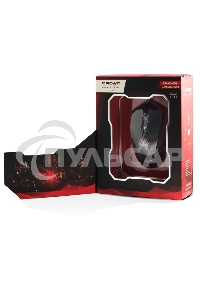 Мышь проводная Crown Gaming CMXG-602 черный, 2200 dpi, USB, кнопки - 6