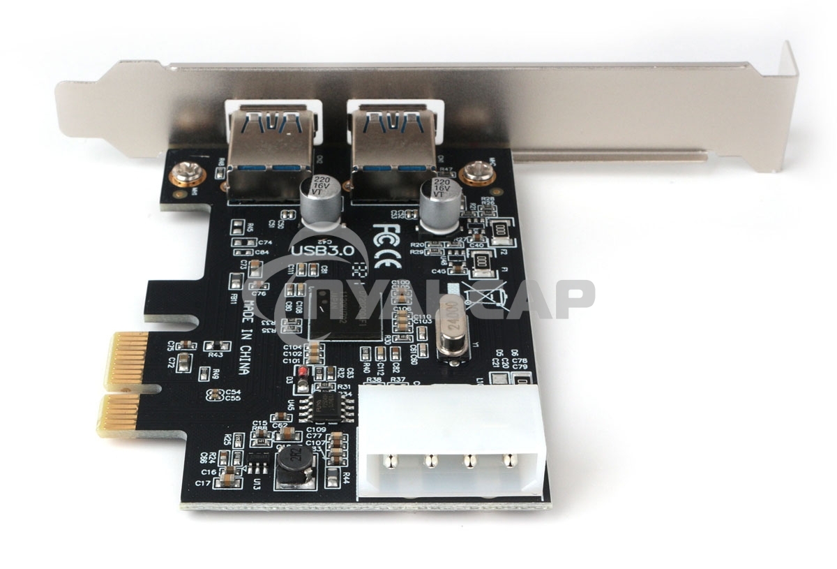 Контроллер USB Gembird SPCR-01, в PCI, порты: 2 внешн. USB 3.0
