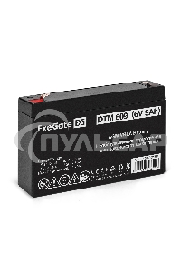 Аккумуляторная батарея ExeGate DTM 609 (6V 9Ah, клеммы F1)