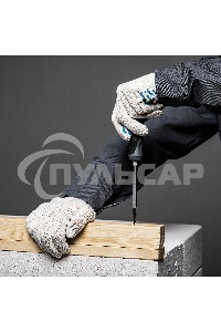 Перчатки трикотажные, ПВХ-покрытие 