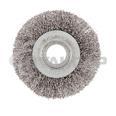 Щетка для УШМ СИБРТЕХ 100 мм, посадка 22,2 мм, плоская, витая проволока 746487