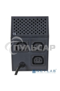 Источник бесперебойного питания Powercom Raptor RPT-1000A 600Вт 1000ВА черный