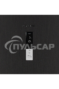 Холодильник Maunfeld MFF185NFSB10 черная нержавеющая сталь двухкамерный инвертор 240/100л морозилка снизу, No Frost