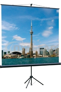 Экран на треноге Lumien 200x200см Eco View LEV-100103 1:1 напольный рулонный