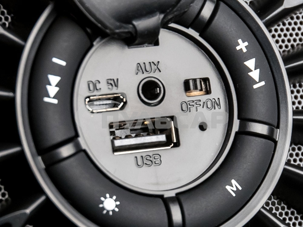 Колонки Dialog Progressive AP-1010 - акустическая колонка-труба c RGB фонарем, 12W RMS, Bluetooth, FM+USB+SD