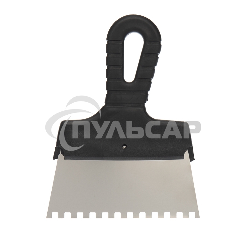 Шпатель фасадный Rexant 150 мм зуб 6х6 нержавеющая сталь, пластмассовая ручка