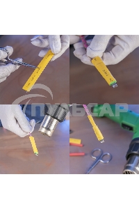 Термоусаживаемые трубки AUTO PLUS 2:1 (Набор 19 шт.) Rexant