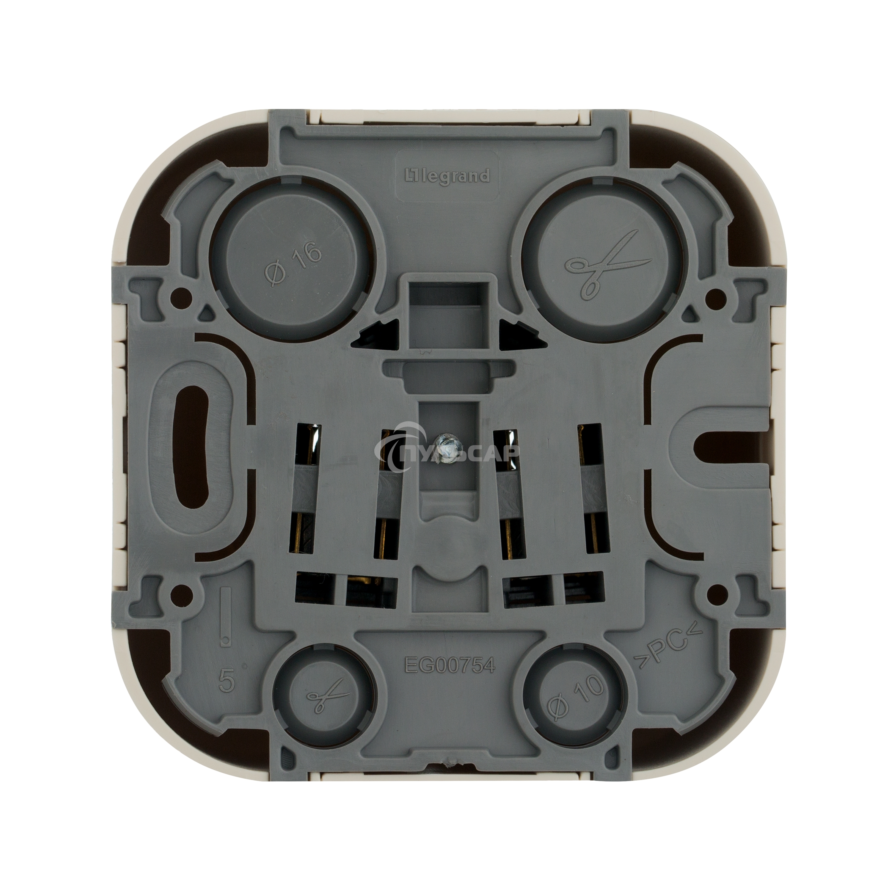 Розетка Legrand 782241 с заземлением без шторок (Слоновая кость)