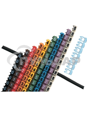 Маркер кабельный МКН комплект цифр 