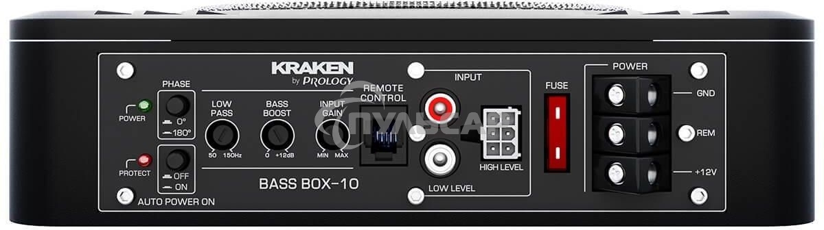 Сабвуфер автомобильный Prology Box-10 120Вт активный (25см/10