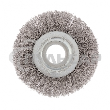 Щетка для УШМ СИБРТЕХ 100 мм, посадка 22,2 мм, плоская, витая проволока 746487