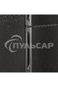 Холодильник Maunfeld MFF185NFSB10 черная нержавеющая сталь двухкамерный инвертор 240/100л морозилка снизу, No Frost