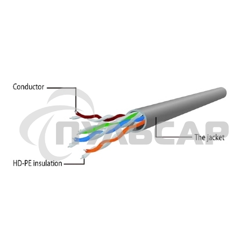 Патч-корд UTP Cablexpert кат.5e, 5м, литой, многожильный (желтый)