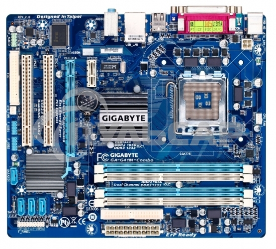 Материнская плата Gigabyte GA-G41M-COMBO-GQ (rev.3), LGA 775, Intel G41, 4xDDR2/DDR3, 4xSATA, 1xPCIe 1.1 x16, 1xPCIe 1.1 x1, 1xVGA, 1x 1Gb LAN, 4xUSB 2.0, 3x3.5 мм, 5.1, Micro ATX