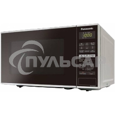 Микроволновая печь Panasonic NN-GT264MZPE серебристый/черный, 20 л, 800 Вт, переключатели - сенсор