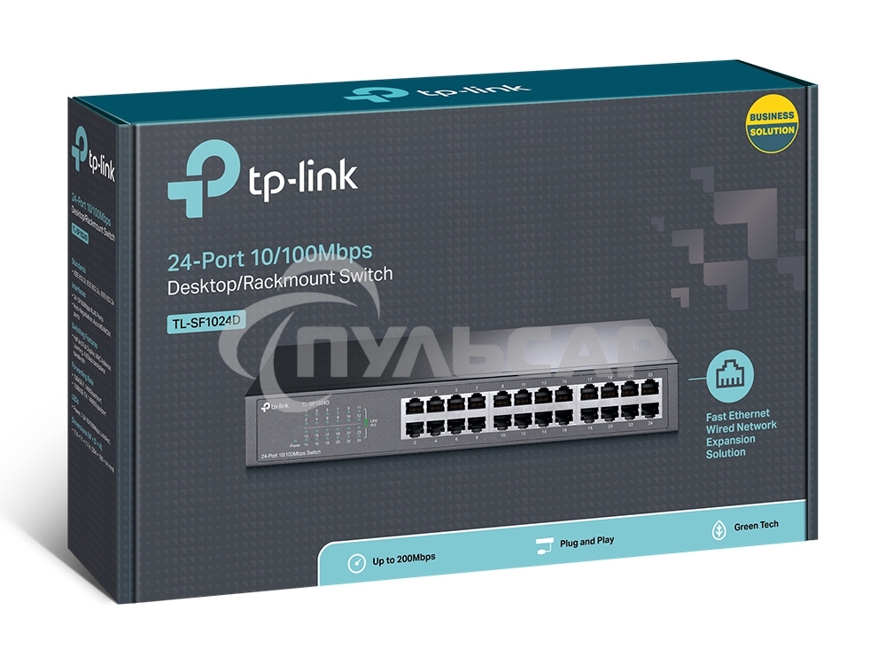 Коммутатор TP-Link SMB TL-SF1024D Коммутатор 24-port 10/100M Switch
