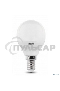 Лампа cветодиодная Gauss LED Elementary Globe 6W E14 2700Kарт.LD53116