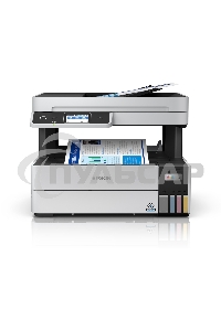 МФУ струйное Epson L6490 (C11CJ88405), A4, цветной, печ. до 17 стр/мин. (ч/б) до 9.5 стр/мин. (цвет), 1200 x 4800 dpi (печать) 1200x2400dpi (скан.), USB, RJ-45, Wi-Fi