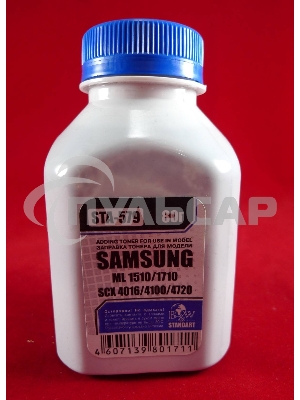 Тонер SAMSUNG ML-1520/1710/1610/2010/SCX 4016/5112/4x20/4100 (фл, 80г) B&W Standart фас Рос.