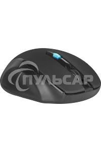 Мышь беспроводная Defender Ultra MM-315 черный, 1600 dpi, радиоканал, USB, кнопки - 6