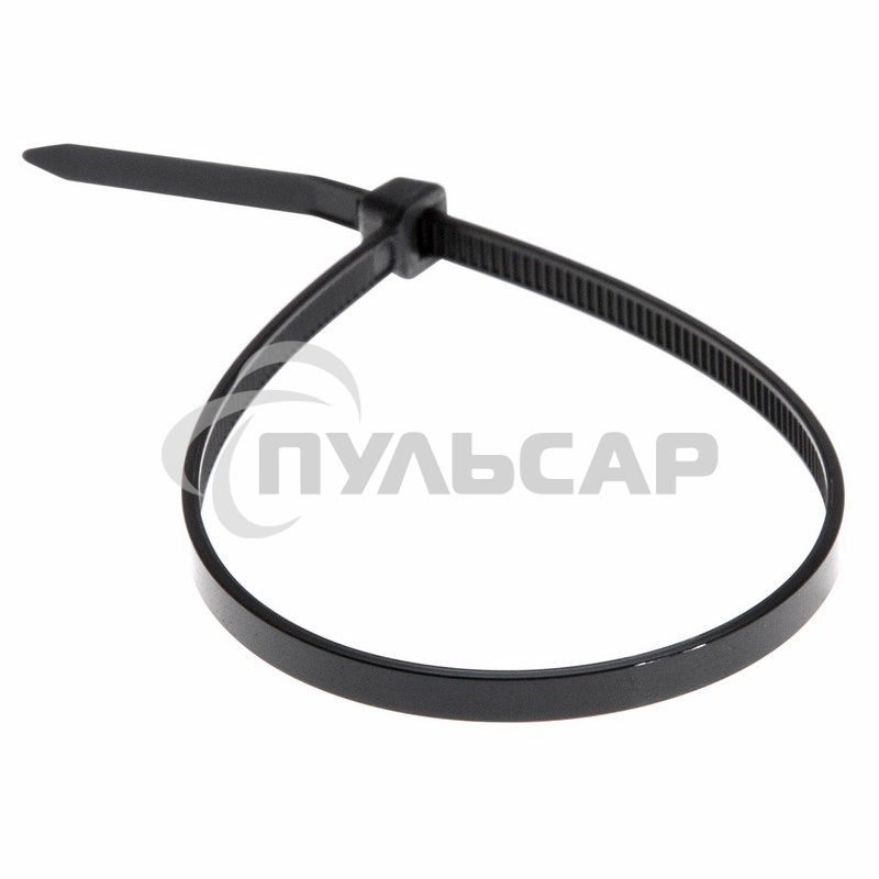Хомут-стяжкa нeйлонoвая Rexant 250x3,6 мм, черная, упаковка 25 шт.