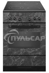 Плита электрическая Gefest ЭП Н Д 6560-03 0053 черный, конфорок 4 шт, духовка 55 л, 60 см x 85 см x 60 см