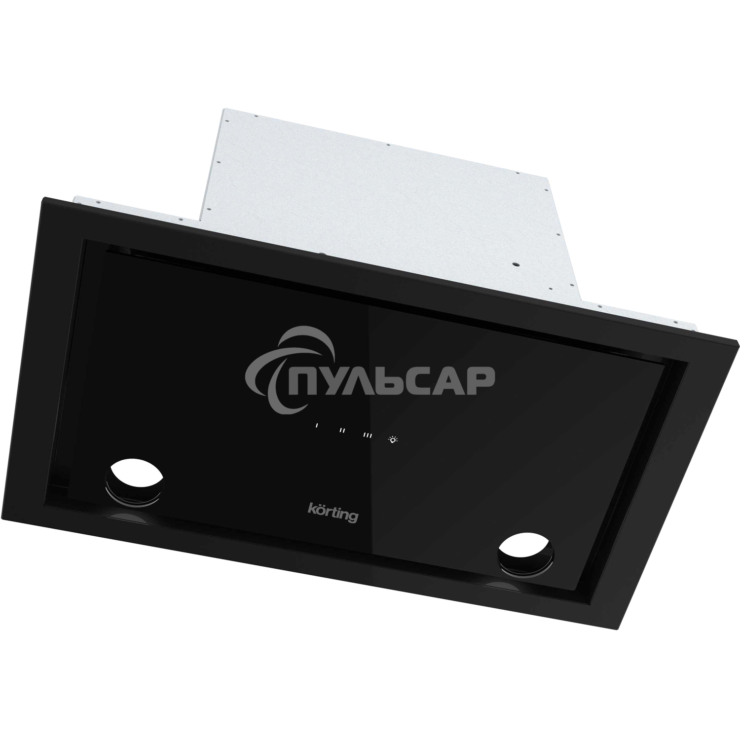 Вытяжка встраиваемая Korting KHI 6777 GN черный/черный, 52 см, 800 куб. м/ч, 52 дБ