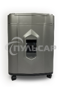 Шредер Heleos АП23-5 серый/серебристый с автоподачей (секр.P-5) фрагменты 145лист. 23лтр. скрепки скобы пл.карты