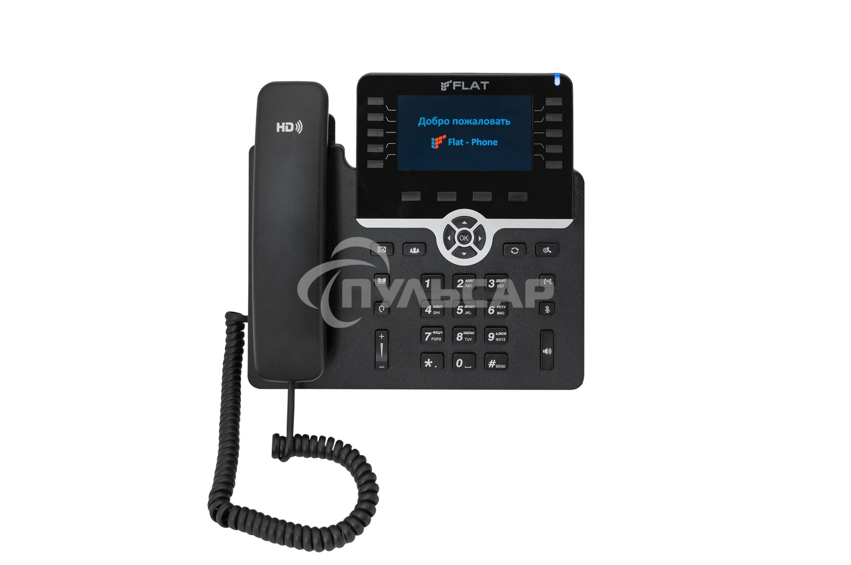 Телефон IP Флат Flat-Phone-B10 черный