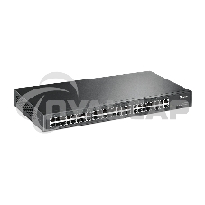 Сетевой коммутатор TP-Link SMB TL-SG1048 Коммутатор 48-port Gigabit Switch, 1U 19-inch rack-mountable steel case