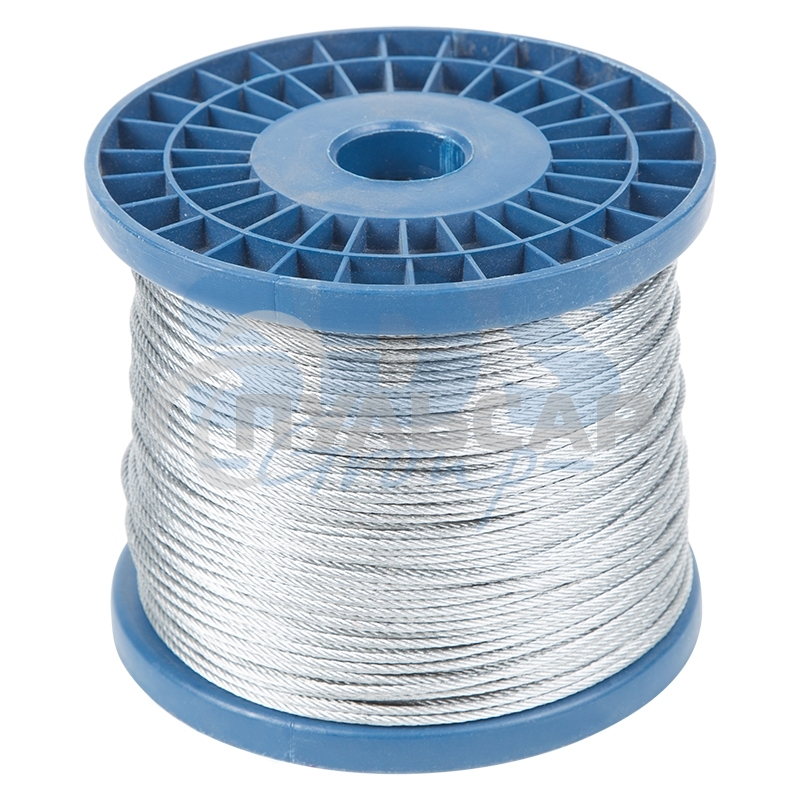 Трос стальной DIN 3055 (6x7) М3 (бобина 200 м)