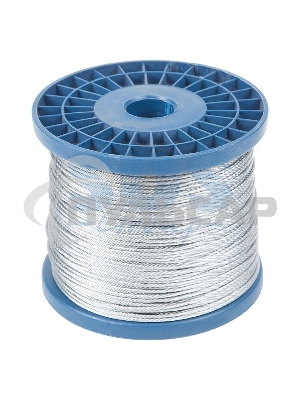 Трос стальной DIN 3055 (6x7) М3 (бобина 200 м)