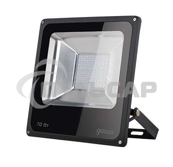 Прожектор светодиодный Gauss LED 70Вт IP65 6500К черный