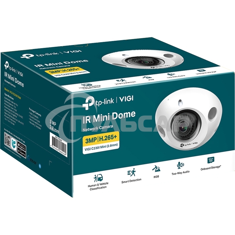 Компактная купольная IP-камера VIGI C230I Mini(2.8мм) 3 Мп