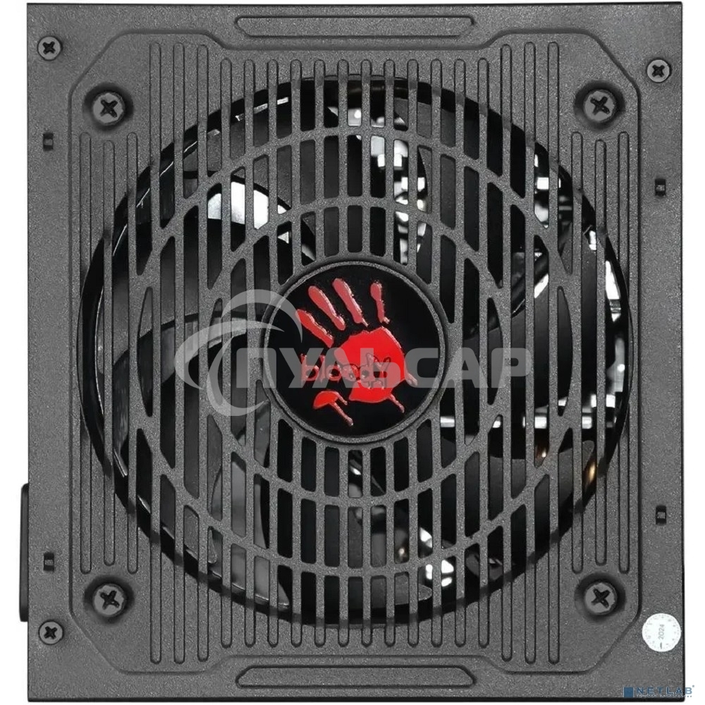 Блок питания Bloody BD-PS600W, 600Вт, 80 PLUS белый, 120мм, черный