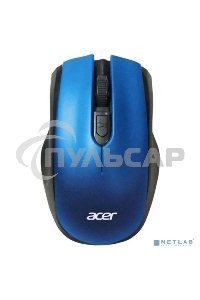 Мышь беспроводная Acer OMR031 черный/синий, 1600 dpi, радиоканал, USB, кнопки - 4