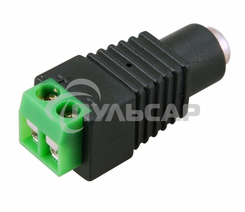 Разъем питания гнездо 2.1х5.5 с клеммной колодкой Rexant