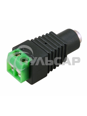 Разъем питания гнездо 2.1х5.5 с клеммной колодкой Rexant