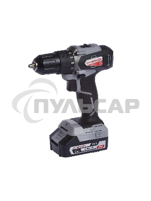 Дрель-шуруповерт ИНТЕРСКОЛ ДА-13/18ВК, Аккумуляторный, 18В, Без АКБ и ЗУ, Кейс