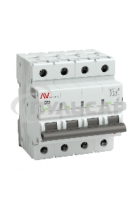 Выключатель автоматический Averes AV-6 (С) 4P 63А 6kA