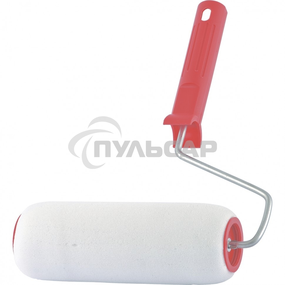 Валик Поролон, в сборе, 150 мм, D – 48 мм, D ручки – 6 мм, крепление шплинтом Сибртех