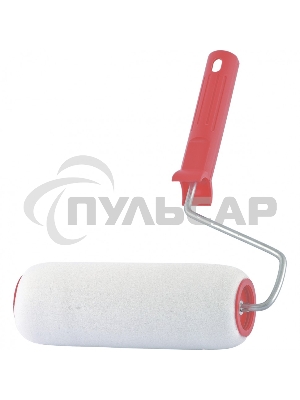 Валик Поролон, в сборе, 150 мм, D – 48 мм, D ручки – 6 мм, крепление шплинтом Сибртех
