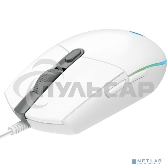 Мышь проводная Logitech G102 LIGHTSYNC белый, 8000 dpi, USB, кнопки - 6
