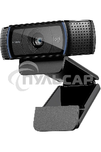 Веб-камера Logitech C920 HD Pro Webcam (Full HD 1080p/30fps, автофокус, угол обзора 78°, стереомикрофон, кабель 1.5м) (арт. 960-000998, M/N: VU0062)