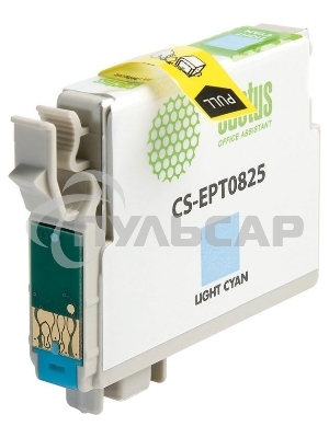 Картридж струйный Cactus CS-EPT0825 (T0825) светло-голубой (13,8 мл) для Epson Stylus Photo R270/290/RX590