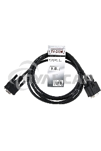Кабель для монитора VGA (M) -) VGA (M), 1,5 м, TV-COM (QCG341AD-1.8M), ферритовые кольца
