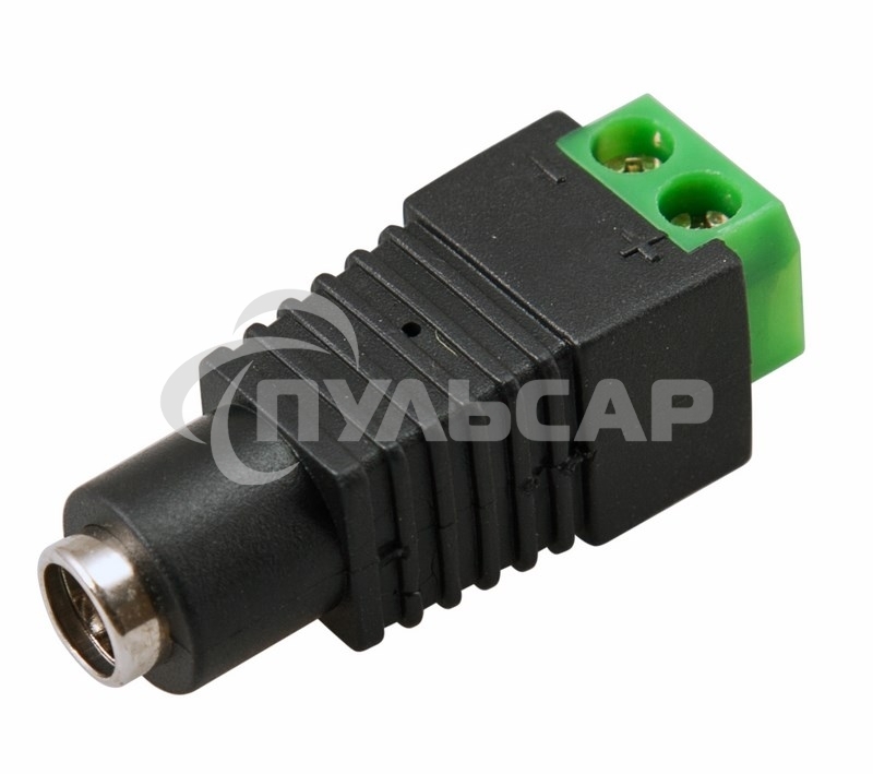 Разъем питания гнездо 2.1х5.5 с клеммной колодкой Rexant