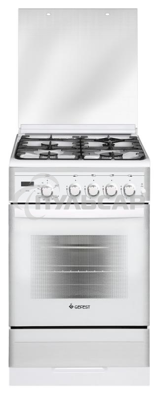 Плита газовая Gefest ПГ 5300-03 0040 белый, конфорок 4 шт, духовка 52 л, 50 см x 85 см x 58.5 см