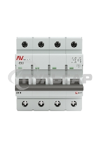 Выключатель автоматический Averes AV-6 (С) 4P 63А 6kA